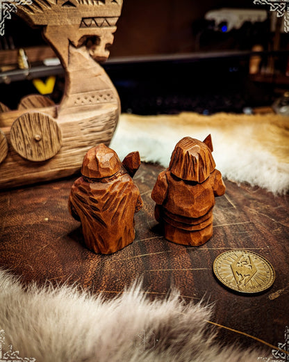 Dark Crew - Hand-carved Wooden Statues - thenordicwizardthenordicwizard